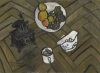 Воронова Люся. Натюрморт с часами. 1989. Б, м. 56,5 х 77 Воронова Люся. Натюрморт с ...